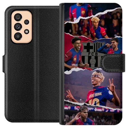 Kompatibelt Plånboksfodral till Samsung Samsung Galaxy A53 5G Yamal Fotboll Spelare Barcelona