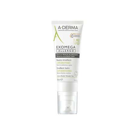A-DERMA Exomega Allergo Anti-Scratching Balm 40 ml, Skincare, Skincare Til Børn, Babysalve