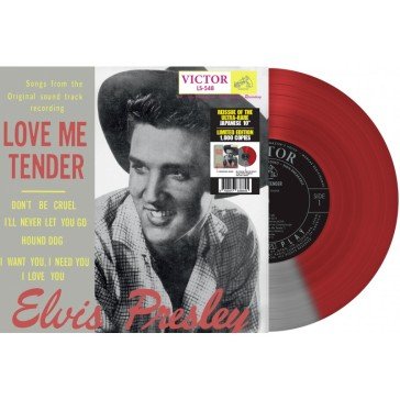 Love me tender (japan) (10" vinyl red & Elvis Presley