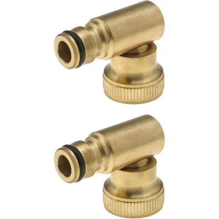 2 kpl 3/4 letkun hana liitin, messinki pyörivä naaraskierre 3/4 pikaliitin letkuliittimeen (pyörivä suunta)