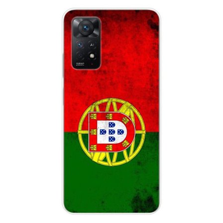 Silikonskal - Kompatibel med Xiaomi Redmi Note 11 Pro Plus 5G - design med Portugals flagga