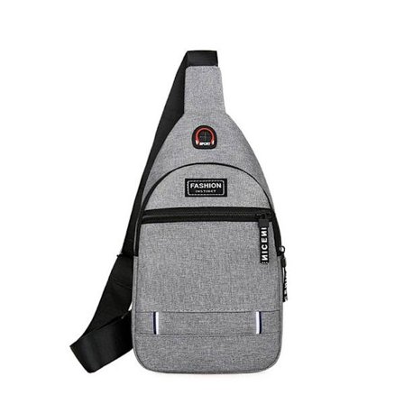 Brystveske for menn Skulderveske GRÅ