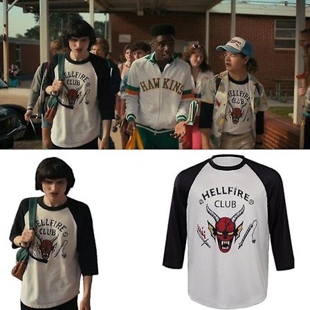 Stranger Things 4 Hellfire Club T-shirt Unisex unisex Nyhet