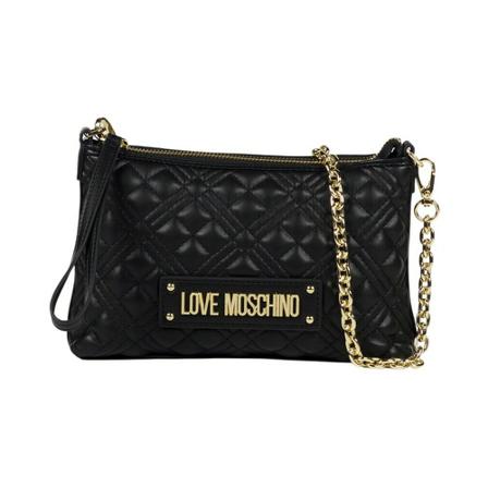 Love Moschino, Quilted shoulder bag Zwart, Dames, Maat:ONE Size