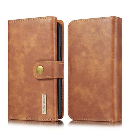 Iphone 11 Pro - Dg.ming 2in1 Multi-slot Magnet Fodral - Brun Brown Brun
