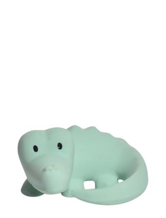 Natural Rubber Teether Crocodile Toys Baby Toys Teething Toys Grønn Tikiri