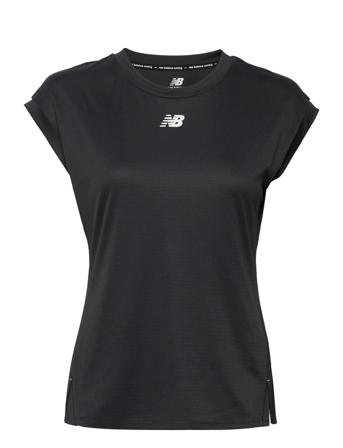 Nb At Nvent Tee T-shirts & Tops Short-sleeved Svart New Balance