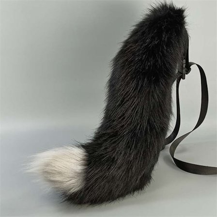 Gull rød ulv rev animasjon dyreører beist KC hale ulveører katteøre pannebånd tilpasset COSPLAY