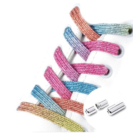 Sko Snørebånd Ingen Slips Til Sneakers Flad Elastisk Snørebånd Børn Voksne Slipsløse Sko Støvle Strenge