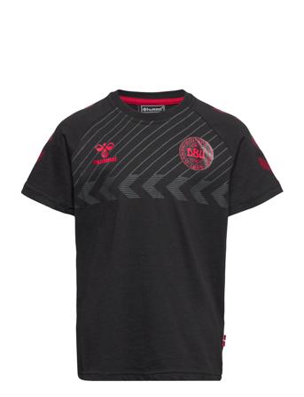 Hmldbu Fan T-Shirt S/S Kids T-shirts Short-sleeved Svart Hummel