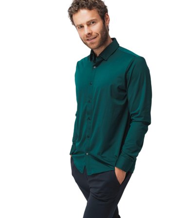 STOIX Marcus Slim Sky Blue Bottle Green