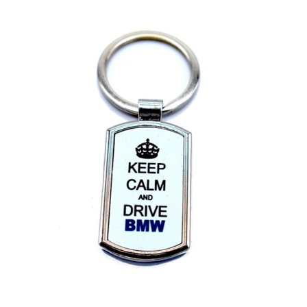 Nøglering - Keep calm and drive BMW