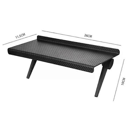 TV-skjerm Topp Oppbevaringshylle Justerbar Dataskjerm Skrivebordsskjerm Topp Oppbevaringsstativ Ruter Hylle Stativ Hjemmeorganisator L