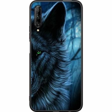 Huawei P Smart Pro 2019 Svart Skal Wolf / Varg