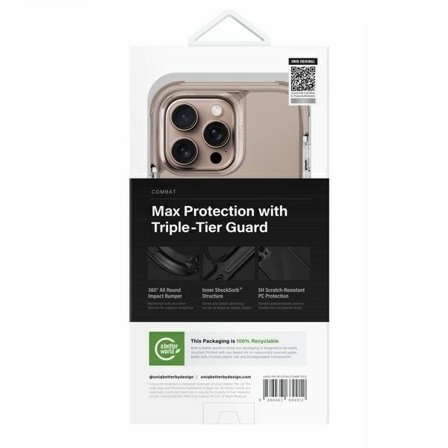 UNIQ Mobilskal till iPhone 16 Pro Max MagSafe Combat - Guld/taupe guld