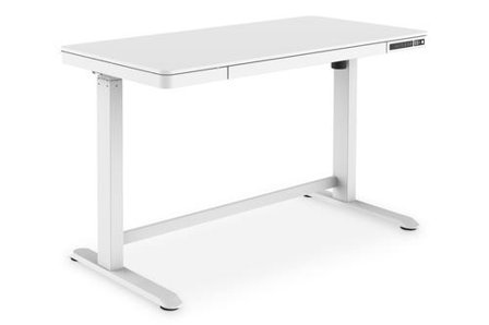 Digitus Electric height-adjustable Desk 120x60x12cm top 50kg load USB-charging ports white IN