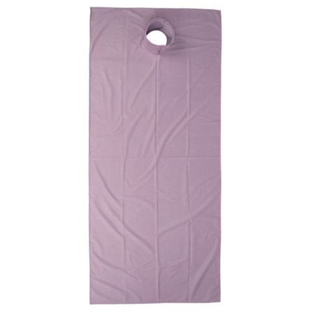 Skjønnhetssalong Duk Kjemisk Fiber Spa Massasje Sengeteppe 90 X 200 cm 35,4 X 78,7 Tommer Lilla med Hull