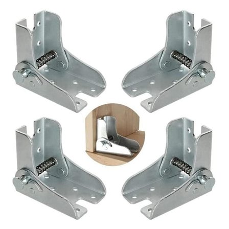 Fällbar stödram - självlåsande gångjärn - tillbehör för ben och förstärkningar - för fällbara ben köksbord hopfällbar bordsförlängning