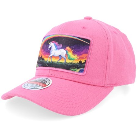 Unicorns - Rosa adjustable Cappellino - Big Unicorn 110 Flexfit Pink Adjustable @ Hatstore
