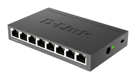 D-LINK DGS 108 - switch - 8 porter - ikke-styrt