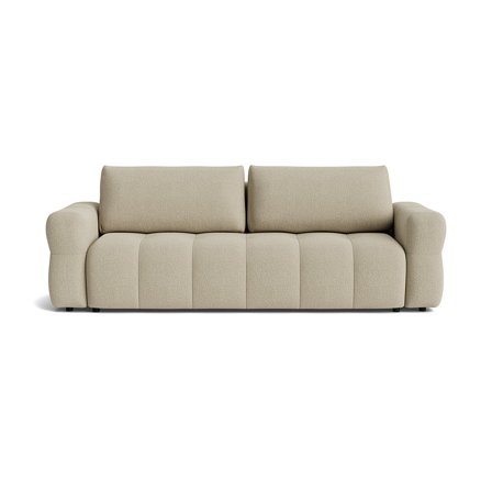 Taranto 3 personers sovesofa, opbevaring - Nordic Mørk Beige - 248x105x90 - Sofa, sovesofa