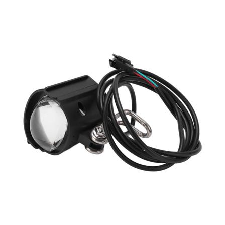 1 vandtæt cykelforlygte 12W 36V‐48V cykellys med 75‐100db lydhorn