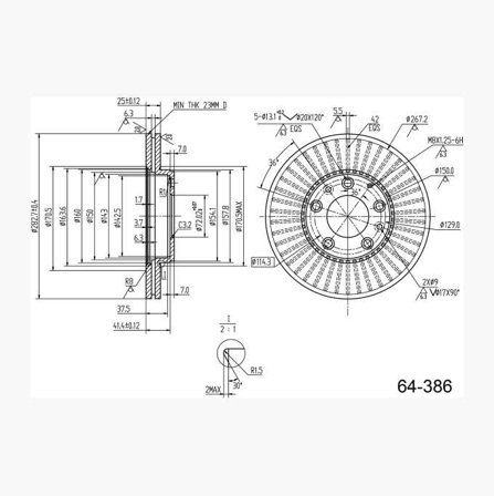 Bromsskiva - Biltema