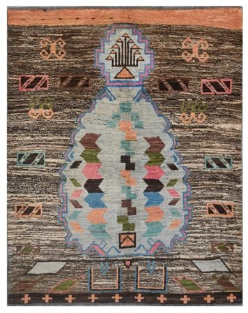 Hand Knotted Moroccan Berber - Afghanistan 153X190 Wool Rug Small