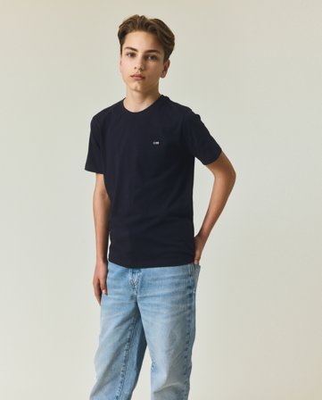 Lexington Teen classic organic cotton tee, dark blue