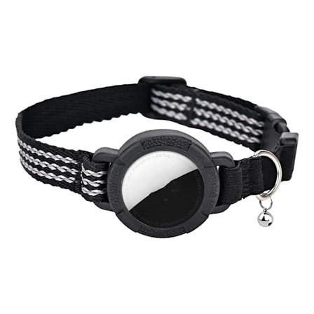 Reflekterende kattehalsbånd med holder til Airtag