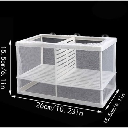 1 Stycke Yngelbox, Isolationsnät för Akvarium, Akvariefiskyngel, Lämplig för Akvarium, Isolera Yngel