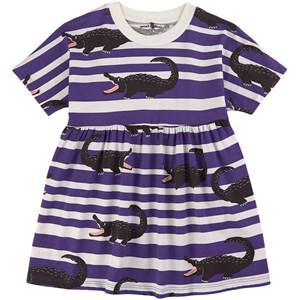 Mini Rodini Purple Crocodiles Dress 116/122 cm - Dresses - 116/122 cm - Purple - Mädchen
