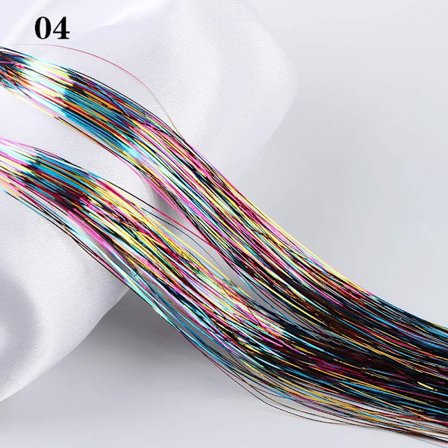 100 Strande Hair Extension Hair Tinsel Bling Silk