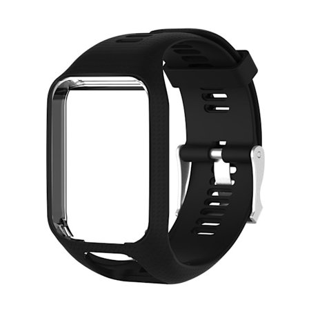 Tomtom Runner Cardio Spark -kellon vaihtoranneke, musta
