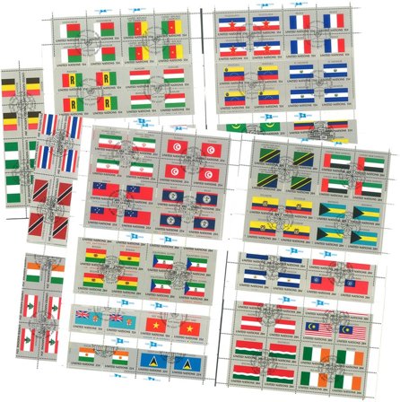 FN - 16 stemplede flagark