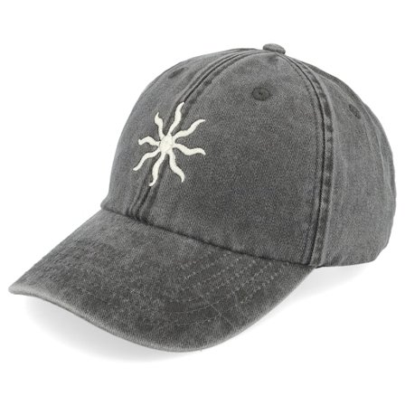 Salty Soul - Black - unconstructed - Cap - "Sand Sun Logo Black Dad Cap " - Hatstore