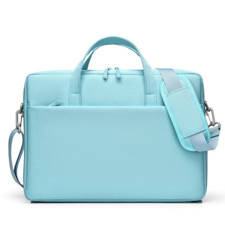 Laptop Taske 17.3 tommer, Letvægts Stødsikker Crossbody Computertaske, blå