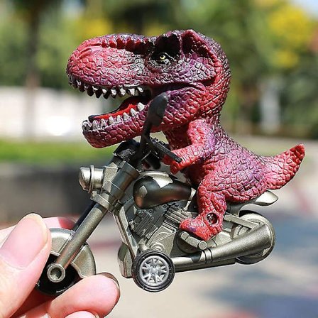 Dinosaur Motorcykel Legetøj Batterifri Inertidrev Fremadgående Simuleringskøretøj Legetøj Underholdning Plastik Friktionsdrevet Motorcykel Model 