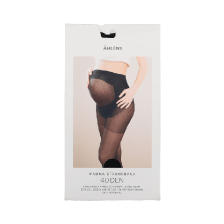 Å WOMAN Gravidtights 40 den Strumpbyxor Svart S