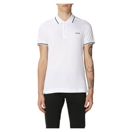 Ermenegildo Zegna Polo T-shirt Hvid, Herre