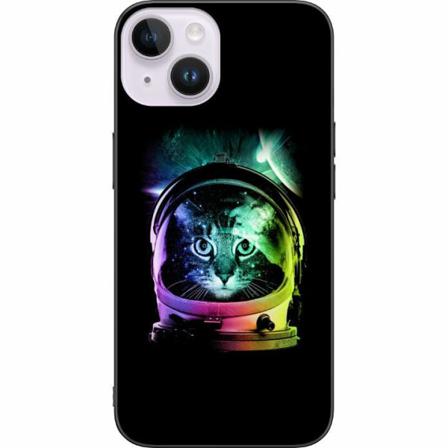 Apple Iphone 14 Svart Skal Space Cat