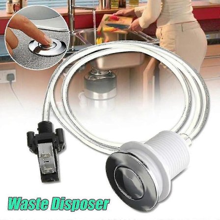 16a Tænd/sluk Trykknapkontakt Jet Værktøjssæt Badekar Spa Slange Luft Pool Pneumatisk Lufttryk Kontaktknap Til Affaldskværn