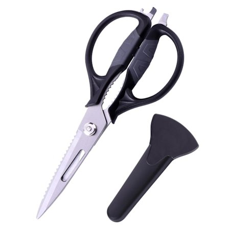 Kjøkkensaks Kraftig Saks For Kjøtt, Fjærkre, Mat - Allsidig Universalkjøkkensaks Rustfritt Stål