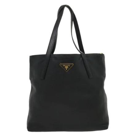 Prada Vintage Pre-owned Tote Bags Sort, Dame Vintage Tasker, Størrelse: ONE Size