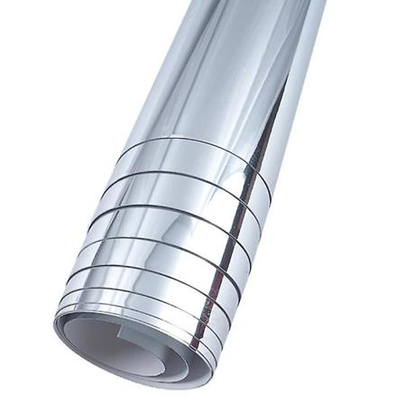 Krystallspeil veggdekor selvklebende reflekterende DIY kjæledyr Vanntett 50*100 cm - 0,2 mm