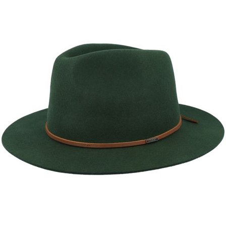 Brixton - Grön fedora Hatt - Wesley Moss Fedora @ Hatstore