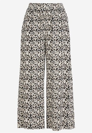 Cellbes of Sweden - Crepe culottebukse i leopard for damer i størrelse 54/56