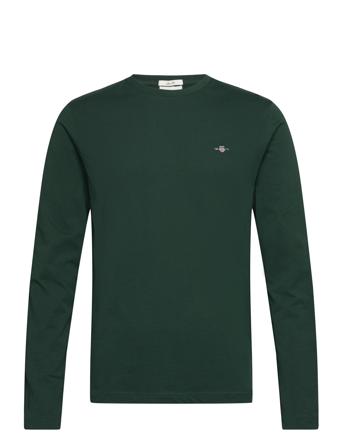 GANT Slim Shield Ls T-Shirt Grön