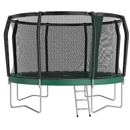 Akrobat Rund Studsmatta Orbit Pro 427 cm, Grön