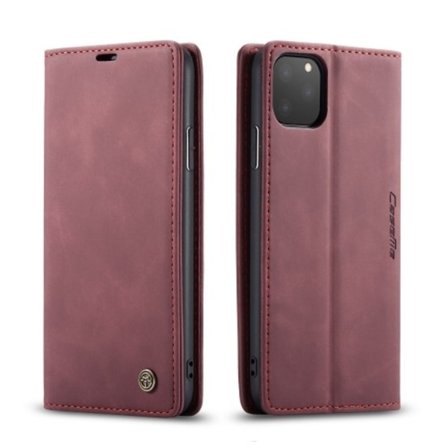 CASEME Plånboksfodral för iPhone 11 Pro Max - Vinröd
